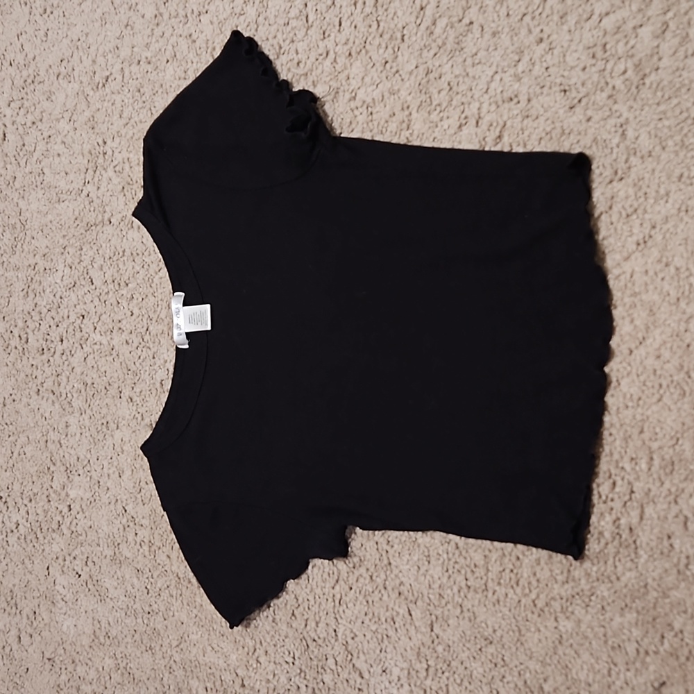 Black crop top